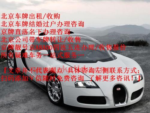北京新能源车牌